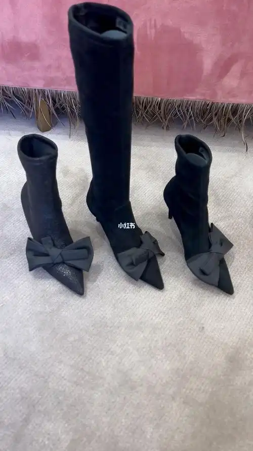 sw新款大蝴蝶结款式尖头靴