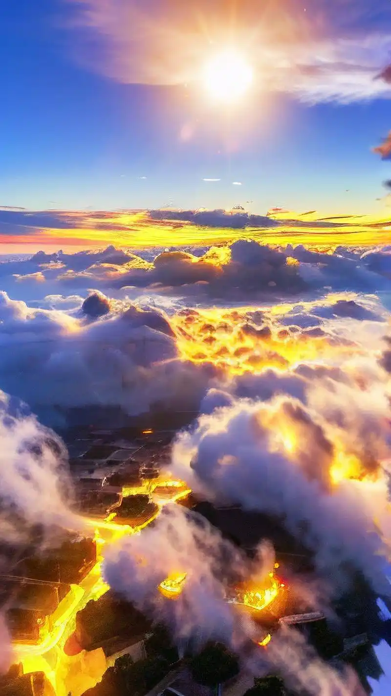 梦幻云朵天空壁纸合集78