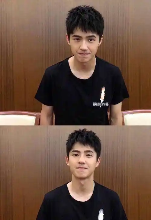 刘昊然露额头证件照惊艳众人,小时候的他青涩可爱,长大成初恋脸_样子