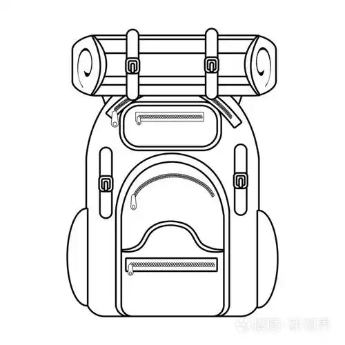 野营背包图标插画-正版商用图片1oda7s-摄图新视界