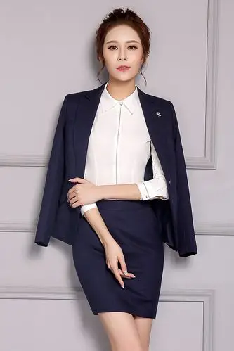 ol职业装女套装裙大学生商务西服韩版修身面试正装公务员工作服