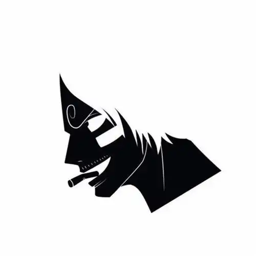 海贼王手绘黑白开黑团头图片