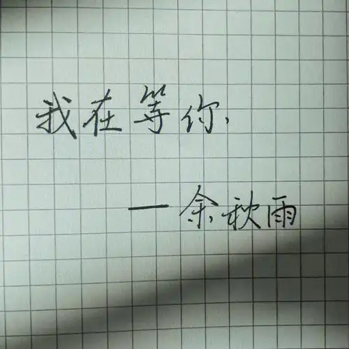 我在等你余秋雨我们老了我在来生等你