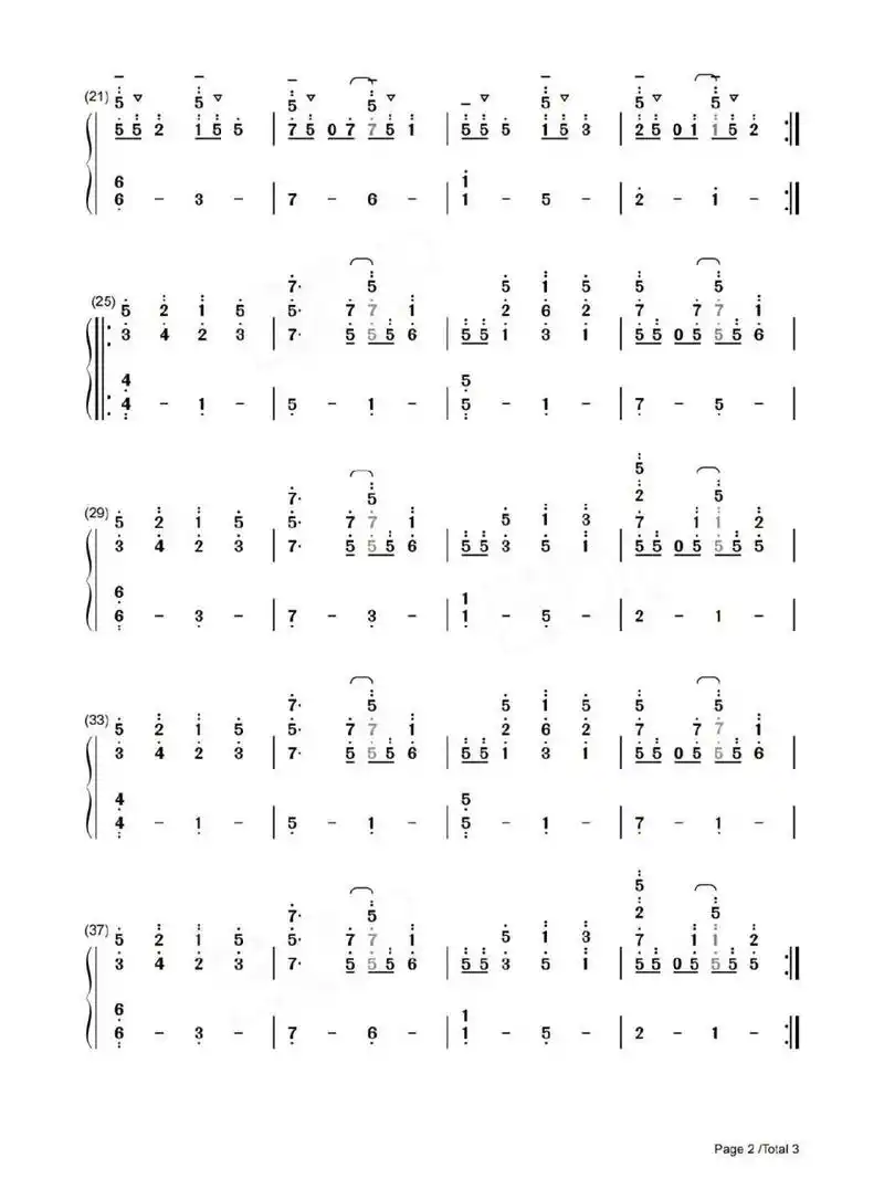 tis theme-undertale钢琴简谱 传说之下  超级好听超级好听 传说之下