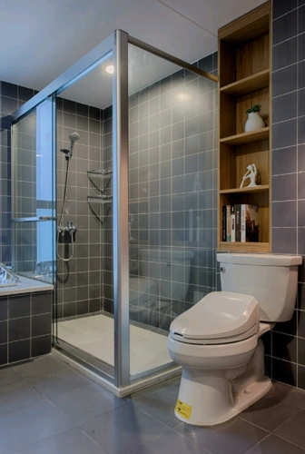 北欧公寓装修卫生间设计图_齐家网装修效果图