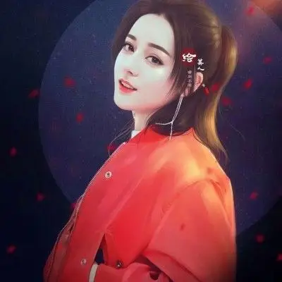 迪丽热巴手绘头像敲美呀78