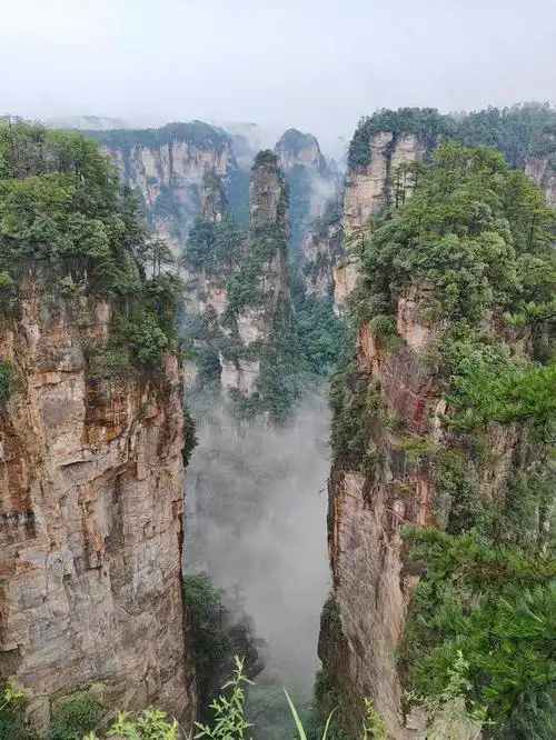 拥有中国首批世界自然遗产,全球首批世界地质公园,世界"张家界地貌"