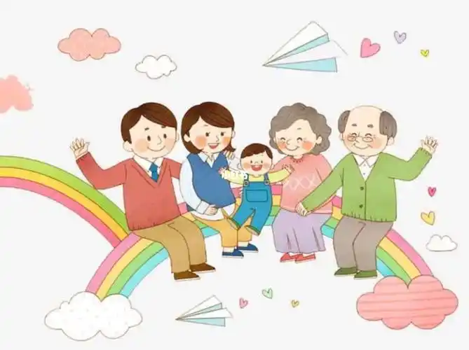 一家人健康平安在一起就是幸福