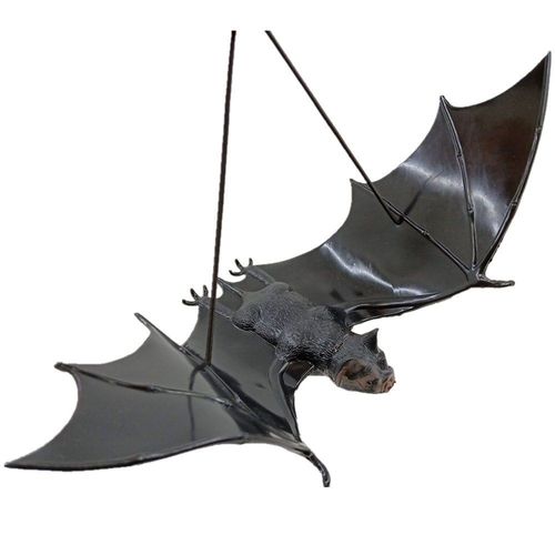 仿真软体动物爬行昆虫蝙蝠万圣节礼物整蛊玩具模型大蝙蝠35厘米
