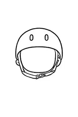 🎨儿童简笔画头盔🪖