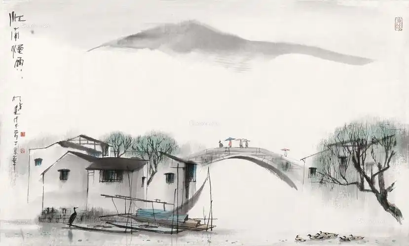 舍不下江南的雨,更      舍不下这多情多彩,如诗如画的烟雨江南!