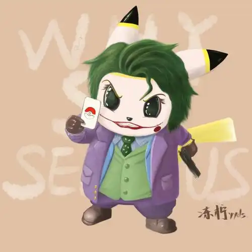 procreate73皮卡丘x小丑男可爱爆表78