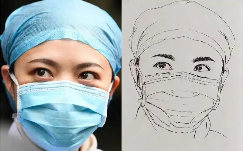 【简笔画】教你画一个白衣天使