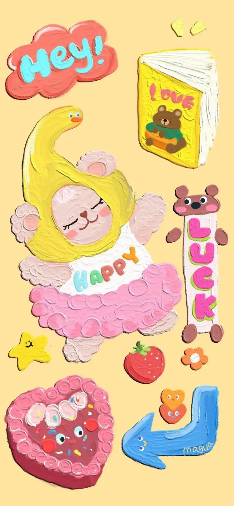 可爱卡通系列壁纸 高清壁纸无水印