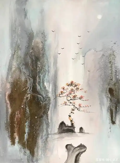 中式水墨风景画