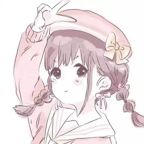 卡通可爱小女孩