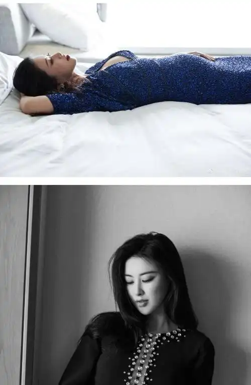 朱珠晒孕照深v挺大肚仍不失性感历任男友都不简单