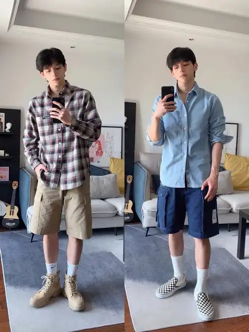 ootd176男生初秋衬衫搭配指南