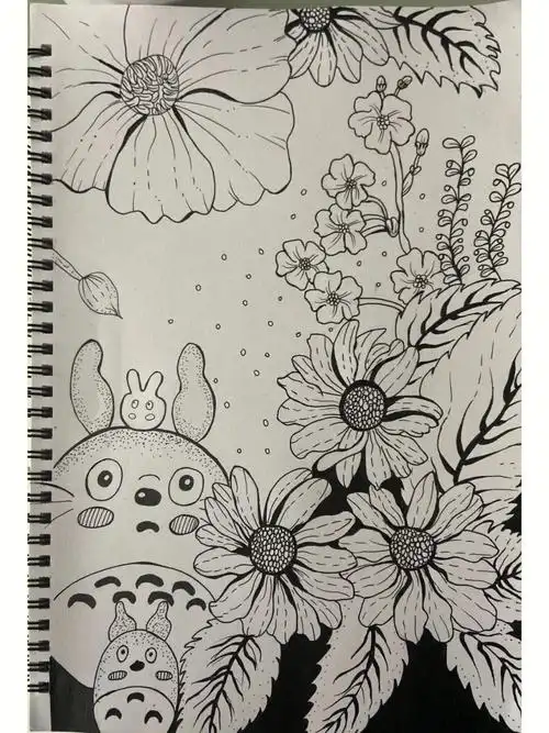 跟着小红书学画画打卡第一幅画画临摹