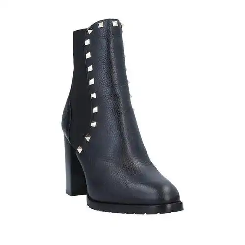 华伦天奴valentino短靴女士脚踝靴black41eu