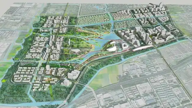 上海市闵行区马桥镇蓝图初步展示:邻近松江区部分的农田都要清零