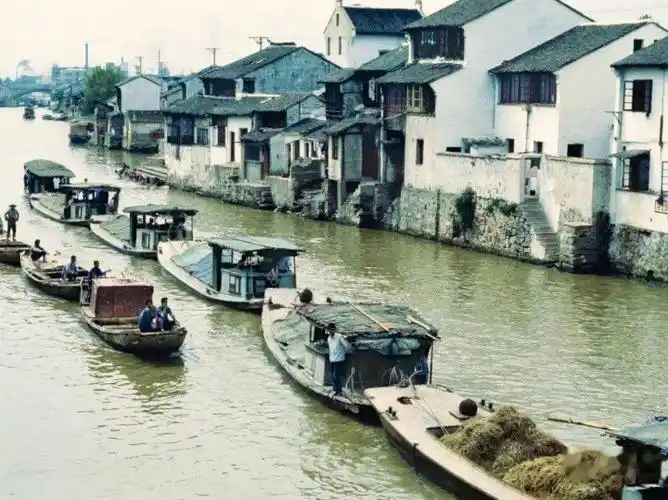 【摄影故事】四十多年前的江南水乡,江苏无锡1978年,摄影赫伯特