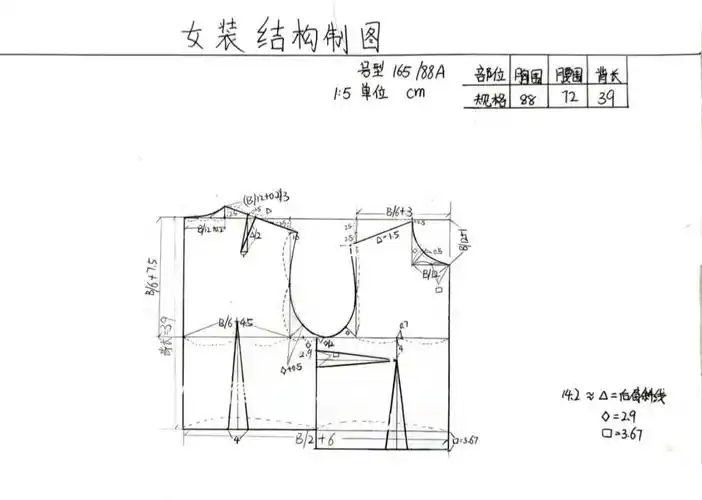 女装 #女装设计图  #女装结构设计与纸样