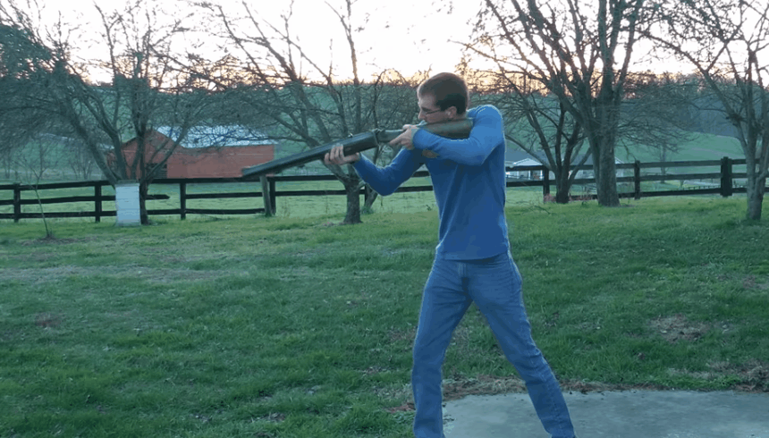 枪还是炮337mm口径历史上的神经病大口径猎枪