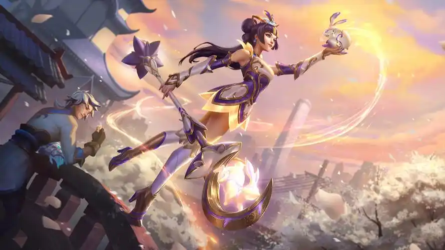 lol英雄联盟光辉女郎 青花瓷 至臻 拉克丝壁纸