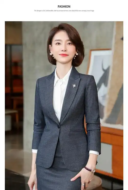 kesimiao轻奢品牌女装 高端西装套装女2021早春韩版休闲时尚英伦风气