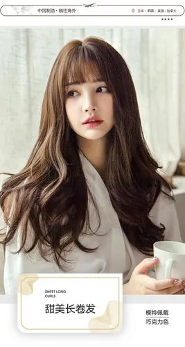 假发女中长发长卷发日常仿真伪娘发型大波浪卷发套自然全头套式