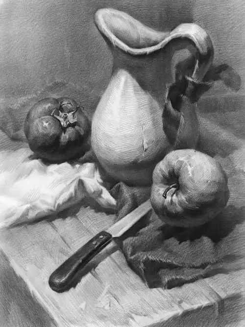 分享6张优秀素描静物作品值得收藏73