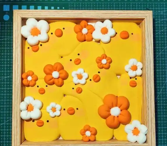 把超轻粘土装进画框,快来一起描绘你的梦幻城堡吧