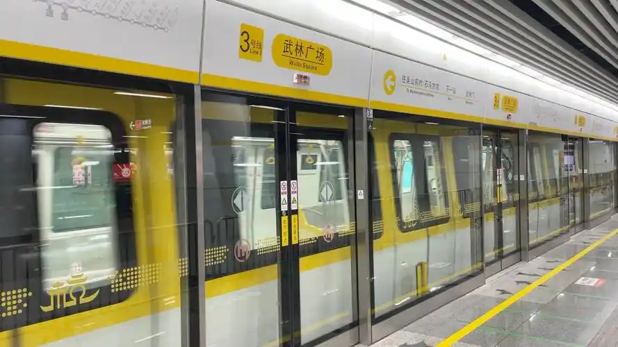 【杭州地铁】3号线03023进出武林广场站,往石马方向