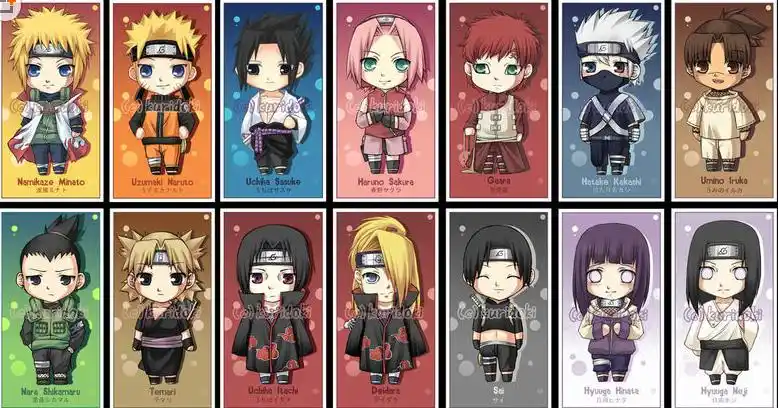 求火影忍者q版全家福