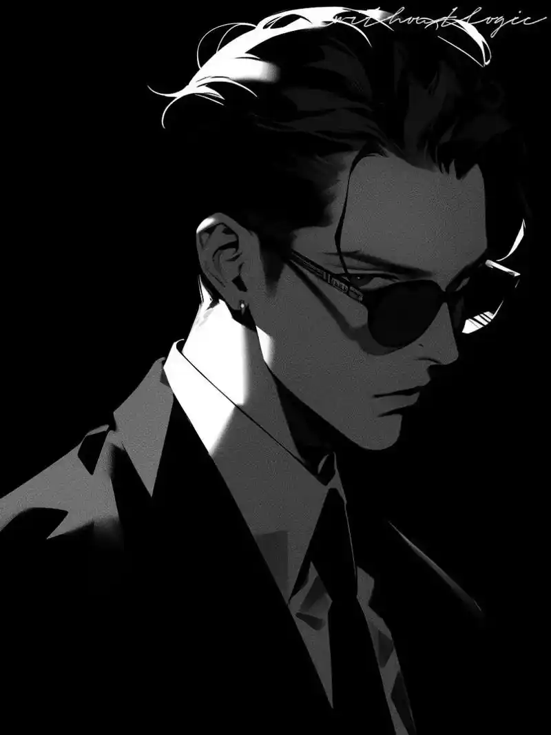 西装暴徒#优质头像 #黑白系 #优质男头 #动漫男生头像 # - 抖音