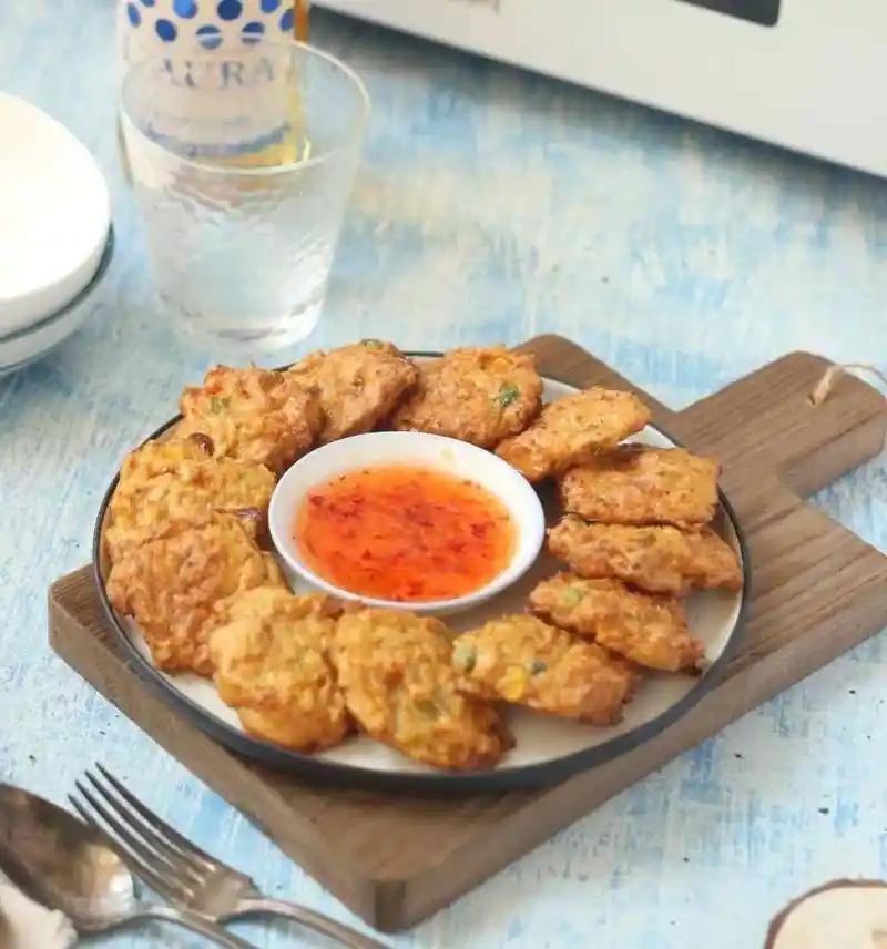 香脆版本的泰式烤鱼饼,减脂又营养,吃起来无负担