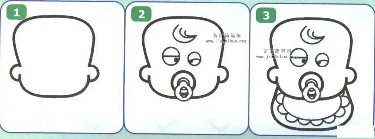 宝宝的简笔画宝宝简笔画13岁