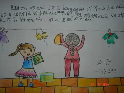 我的妈妈真能干简笔画