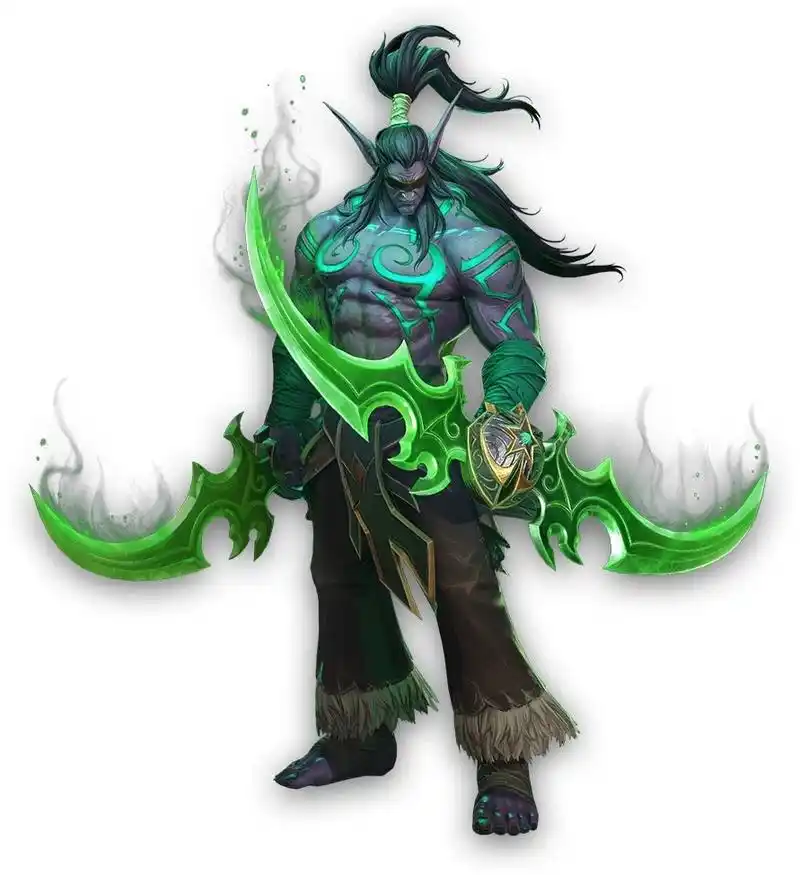 《魔兽争霸3:重制版》众多主角艺术图 阿尔萨斯霸气十足