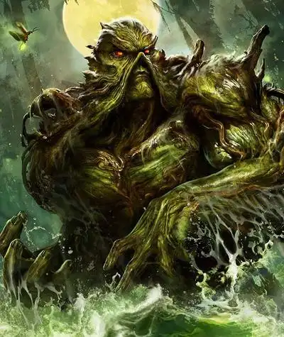 sideshow 沼泽怪物 premium art print