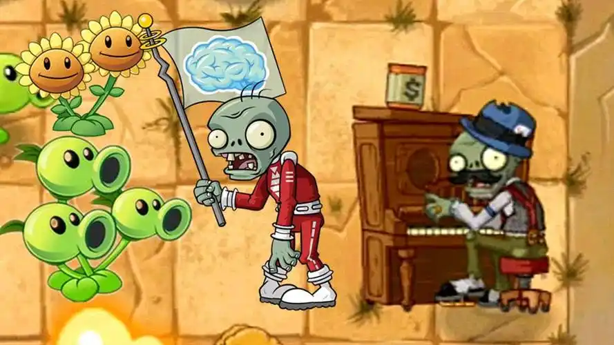 秀色解说 植物大战僵尸2高清版第34期 飞天淘金僵尸