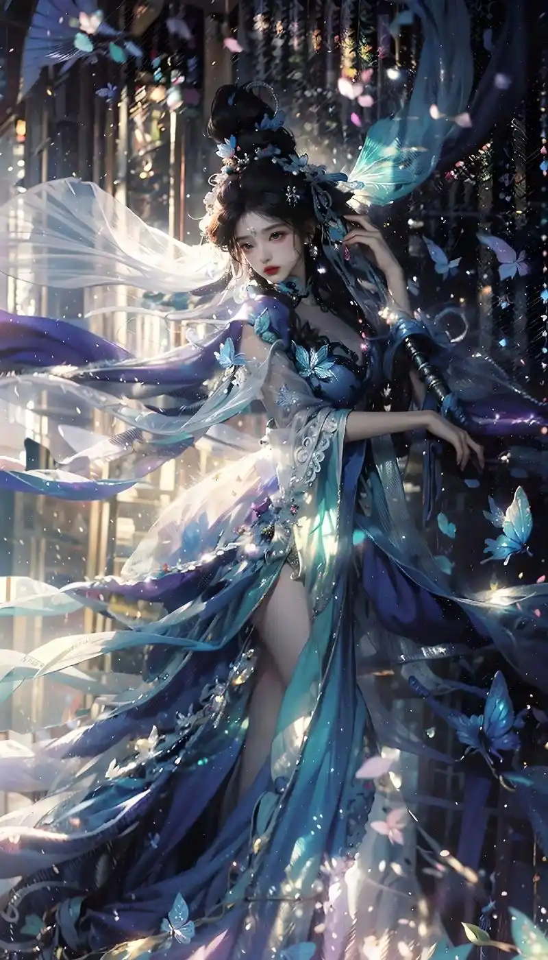 国风‖紫衣#古风 #ai绘画 #东方美学 #视觉冲击 #大长 - 抖音