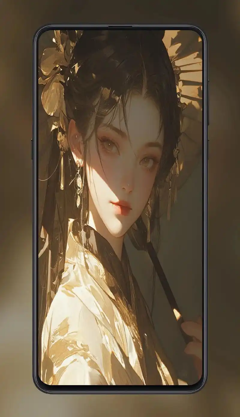 高清原创壁纸|国风少女|古风|东方美学.天青色等烟雨,而我在 - 抖音