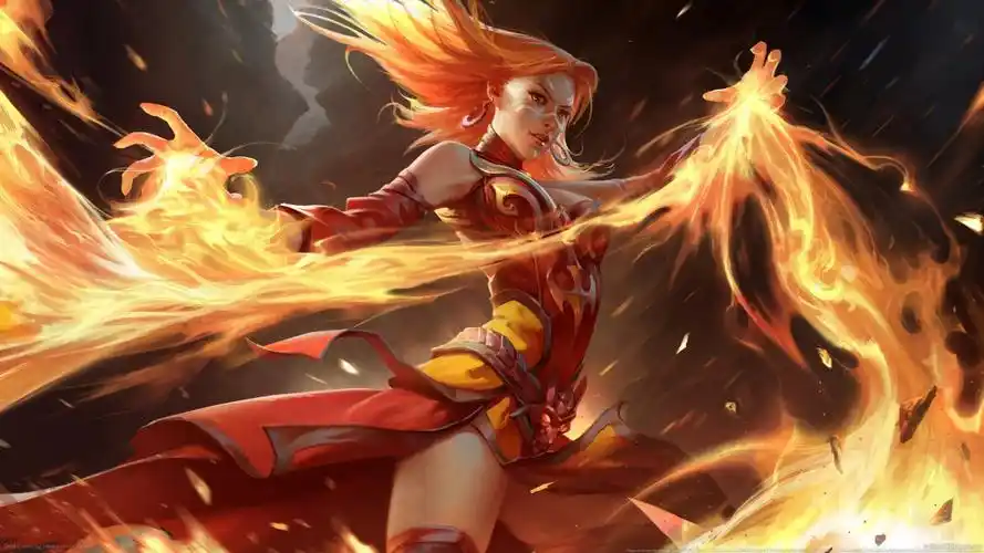 dota2火女4k图片,4k高清游戏图片,娟娟壁纸
