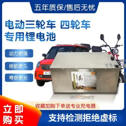 锂电池三元ah电动汽车72v100单体雷丁60v150低速四轮电动车电池