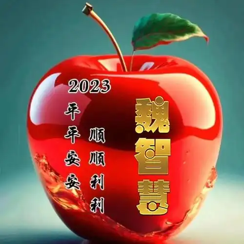 苹果版全名微信头像:平平安安,顺顺利利