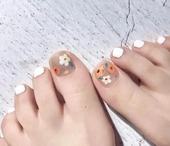 夏日显白脚趾甲合集