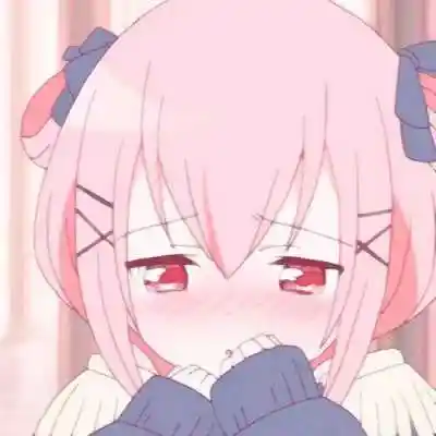 二次元乖巧呆萌女生头像