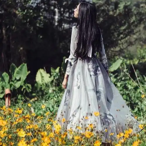 集美们,仙女气质女生头像l背影